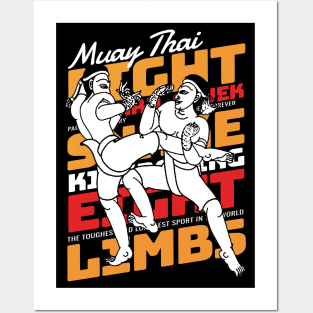 Muay Thai Boran Muay Kard Chuek Posters and Art